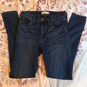 Madewell 9 inch rise skinny jeans